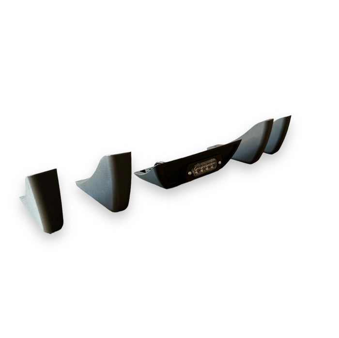 Volkswagen Scirocco R-Line 4 Diffuser Fins & Rain Light - TRC Performance Styling