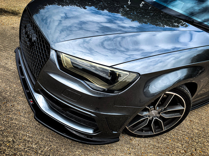 Audi S3 / A3 S-Line 8V Hatch / Sportback (PFL) Front Splitter - TRC Performance Styling