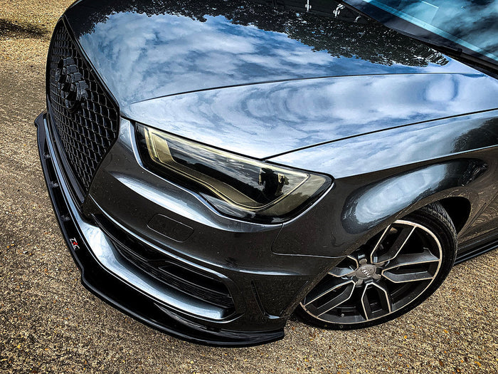 Audi A3 S-Line 8V Pre Facelift Hatchback Front Splitter - TRC Performance Styling