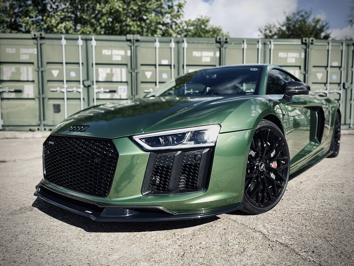 Dark Ghost - Audi R8 Gen 2 Front Splitter - TRC Performance Styling