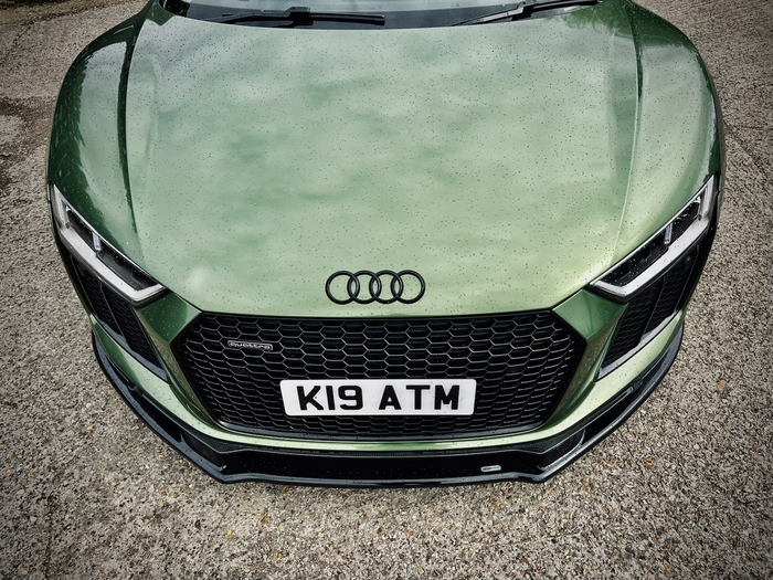 Dark Ghost - Audi R8 Gen 2 Front Splitter - TRC Performance Styling