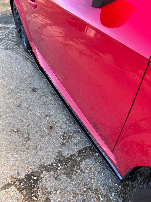 Audi TT MK3 S-Line PFL Side Skirt Splitters - TRC Performance Styling