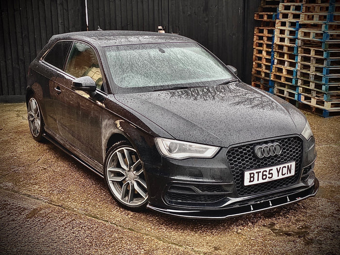 Audi S3 / A3 S-Line 8V Hatch / Sportback (PFL) Front Splitter - TRC Performance Styling
