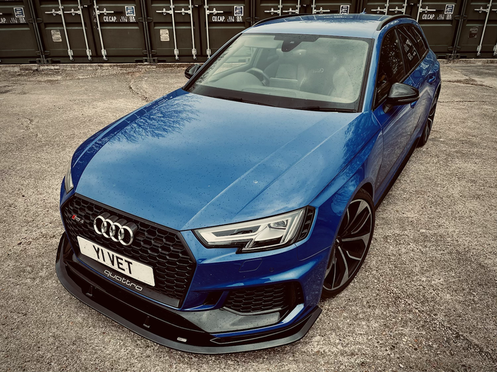 Dark Ghost - Audi RS4 B9 Front Splitter - TRC Performance Styling