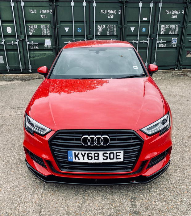 Audi  A3 8V S-Line / S3 8V Hatchback and Sportback (FL) Front Splitter - TRC Performance Styling
