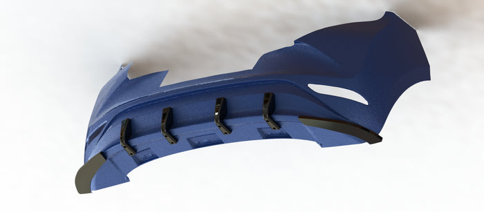 Volkswagen ID3 Set of 4 Diffuser Fins - TRC Performance Styling