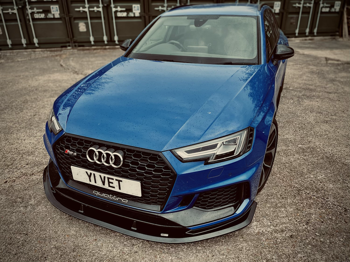Dark Ghost - Audi RS4 B9 Front Splitter - TRC Performance Styling