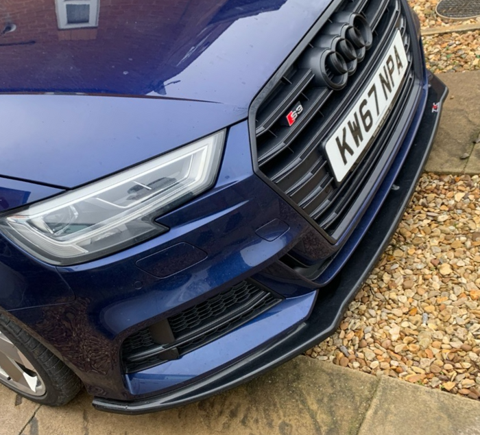 Audi  A3 8V S-Line / S3 8V Hatchback and Sportback (FL) Front Splitter - TRC Performance Styling