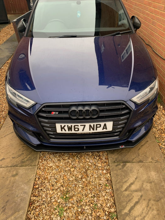 Audi  A3 8V S-Line / S3 8V Hatchback and Sportback (FL) Front Splitter - TRC Performance Styling