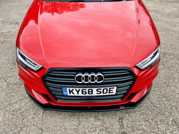 Audi  A3 8V S-Line / S3 8V Hatchback and Sportback (FL) Front Splitter - TRC Performance Styling