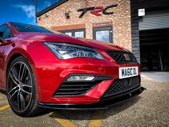 SEAT Leon MK3.5 (FL) FR/Cupra Front Splitter - TRC Performance Styling