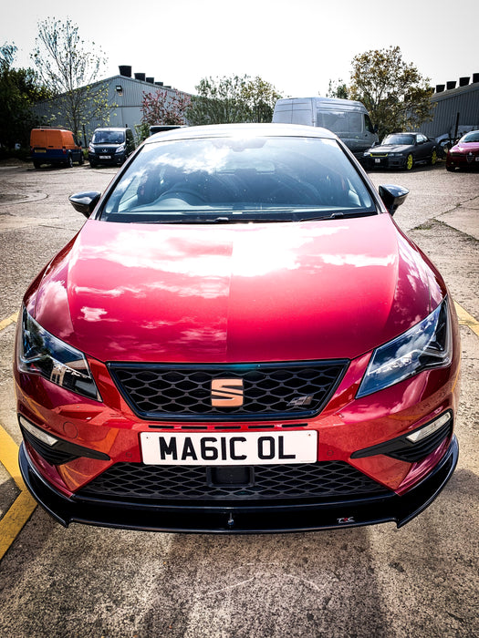 SEAT Leon MK3.5 (FL) FR/Cupra Front Splitter - TRC Performance Styling