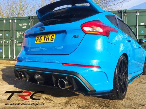 Ford Focus MK3 RS - V2 Rear Splitter Kit - TRC Performance Styling