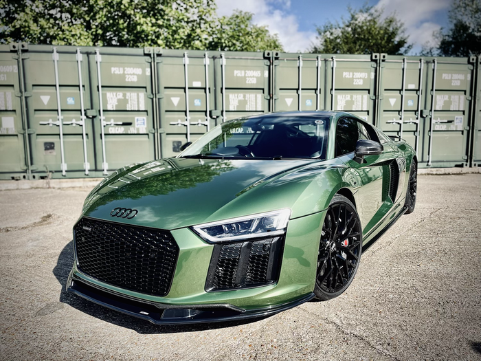 Dark Ghost - Audi R8 Gen 2 Front Splitter - TRC Performance Styling