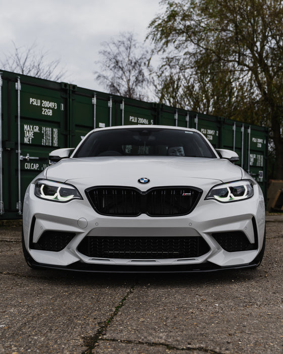 Dark Ghost - BMW M2 F87 Competition Front Splitter - TRC Performance Styling