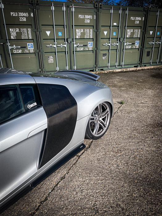 Dark Ghost - Audi R8 Gen 1 Side Skirt Splitters - TRC Performance Styling