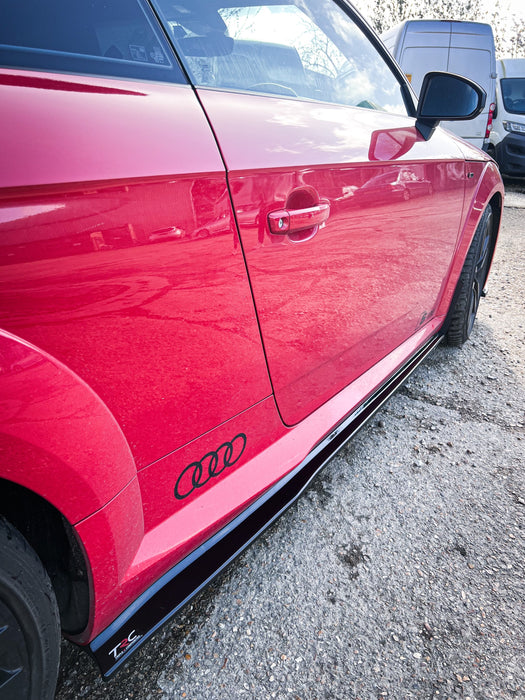 Audi TT MK3 S-Line PFL Side Skirt Splitters - TRC Performance Styling