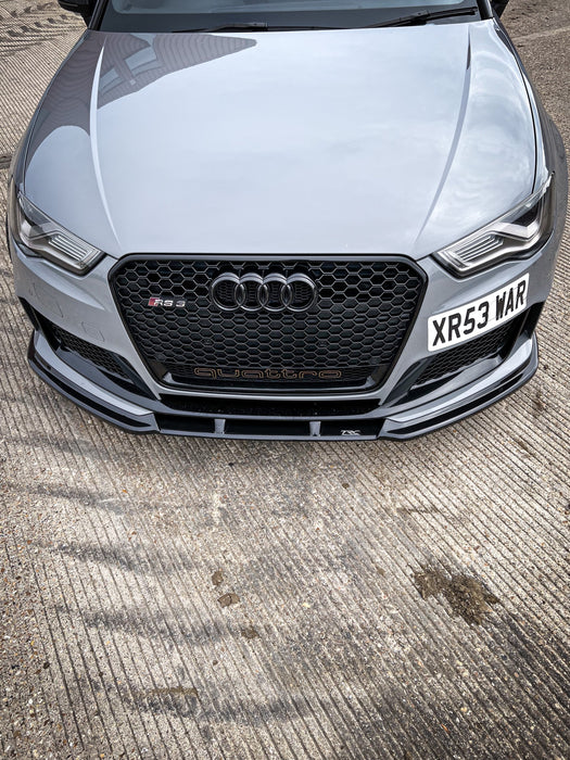 Audi RS3 8V PFL Front Splitter - TRC Performance Styling