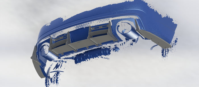 Audi RS3 8V PFL Ally-Aero Diffuser - TRC Performance Styling