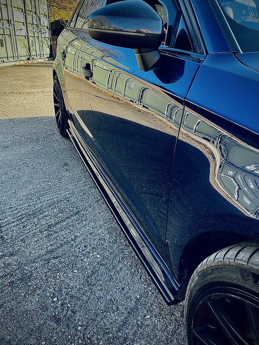 Audi A3 S-Line 8V Pre Facelift Sportback 5 Door Side Skirt Splitters - TRC Performance Styling
