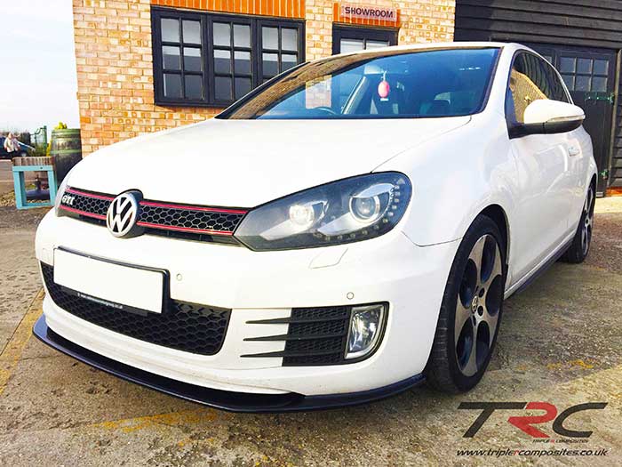 Volkswagen Golf MK6 GTI/GTD Front Splitter - TRC Performance Styling