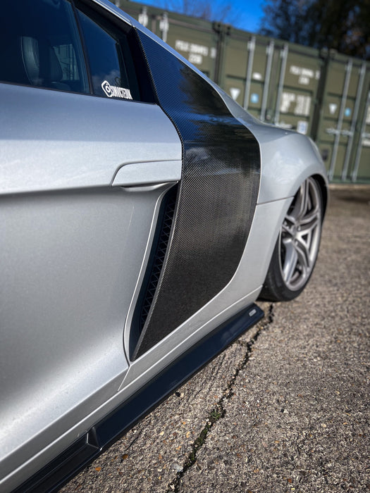 Dark Ghost - Audi R8 Gen 1 Side Skirt Splitters - TRC Performance Styling