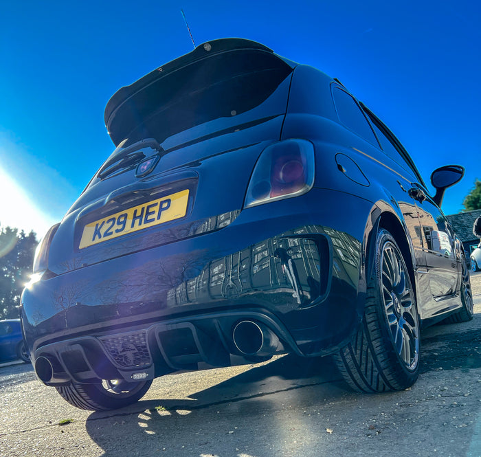 Fiat 500 Abarth Series 3 Rear Diffuser and Rain Light - TRC Performance Styling