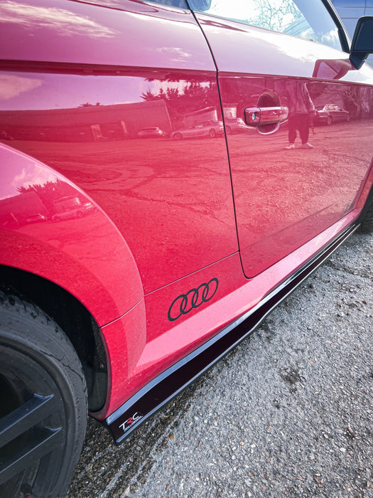 Audi TT MK3 S-Line PFL Side Skirt Splitters - TRC Performance Styling