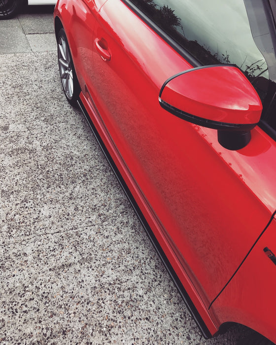 Audi S1 / S-Line 8X V1 Side Skirt Splitters - TRC Performance Styling