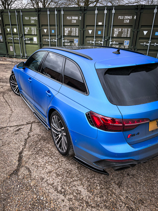 Dark Ghost - Audi RS4 B9.5 Side Skirt Splitters - TRC Performance Styling