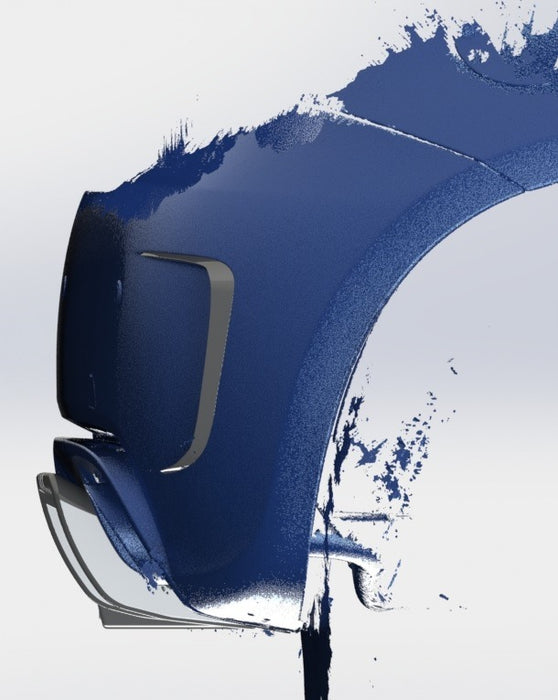 Fiat 500 Abarth Series 3 Rear Vent Extensions - TRC Performance Styling