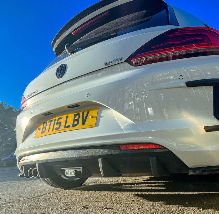 Volkswagen Scirocco R-Line 4 Diffuser Fins & Rain Light - TRC Performance Styling