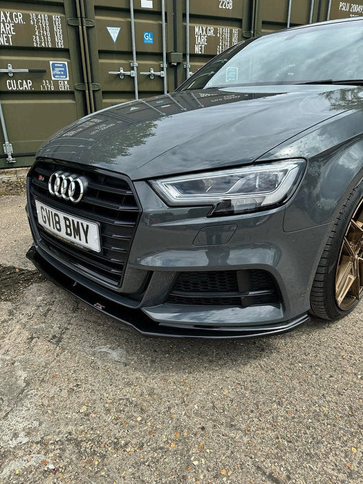 Audi A3 S-Line 8V Facelift Hatchback Front Splitter - TRC Performance Styling