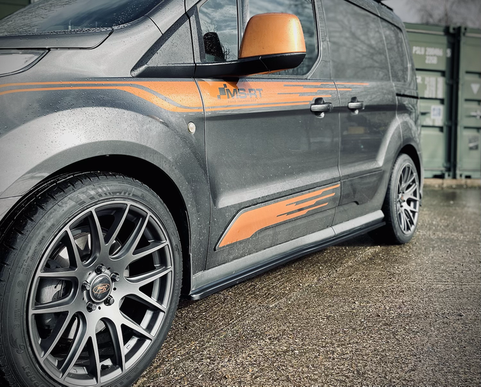 Ford Transit Connect MK2 PFL / FL (SWB) Side Skirt Splitters - TRC Performance Styling