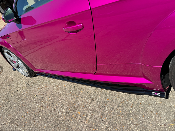 Audi TTS MK3 Facelift Side Skirt Splitters - TRC Performance Styling
