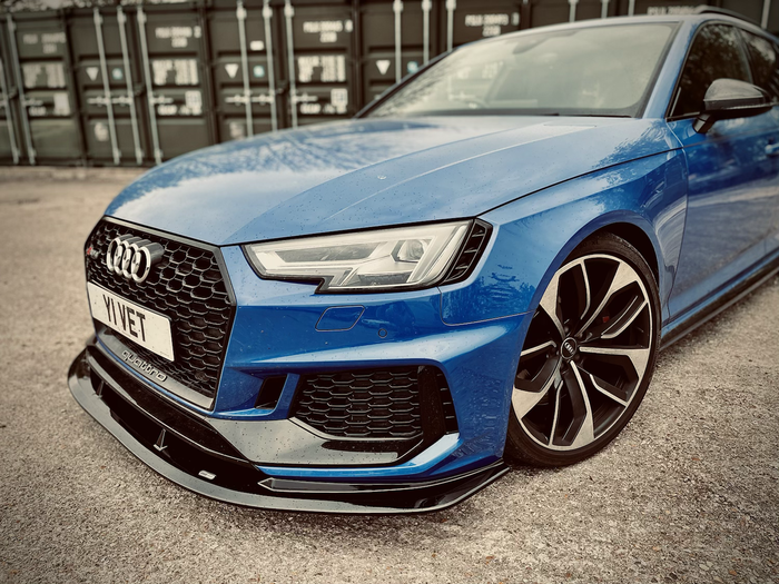 Dark Ghost - Audi RS4 B9 Front Splitter - TRC Performance Styling