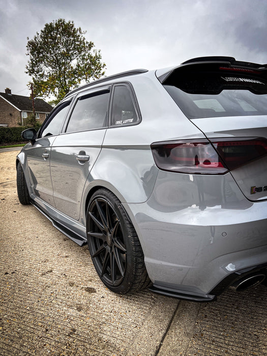 Audi RS3 8V PFL Side skirt splitters - TRC Performance Styling