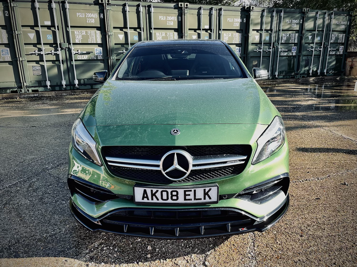 Mercedes A45 AMG W176 Pre Facelift Non-Aero Front Splitter - TRC Performance Styling