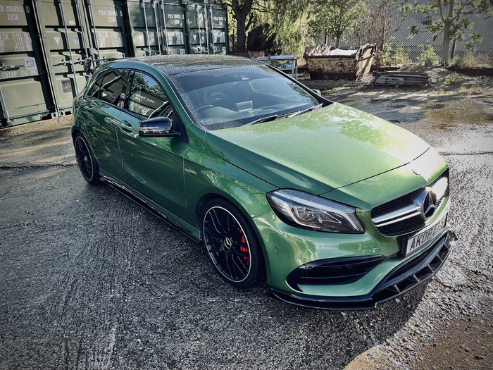 Mercedes A45 AMG W176 Pre Facelift Non-Aero Front Splitter - TRC Performance Styling