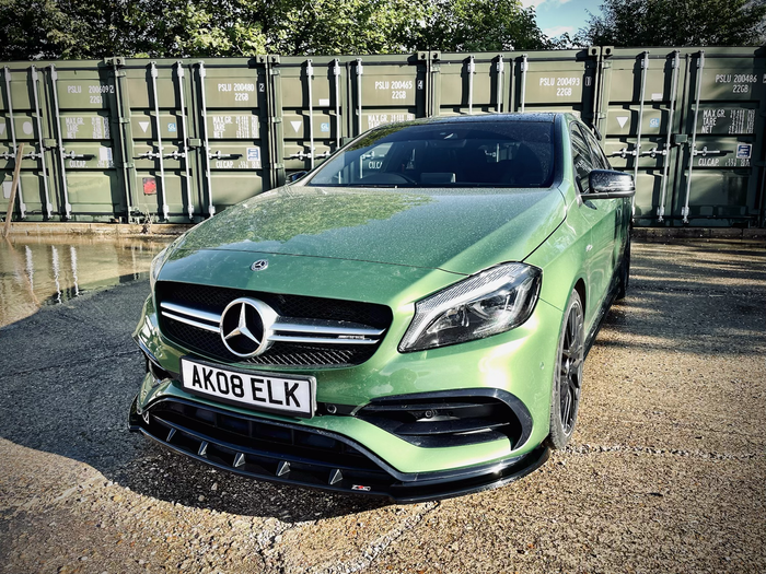 Mercedes A45 AMG W176 Pre Facelift Non-Aero Front Splitter - TRC Performance Styling