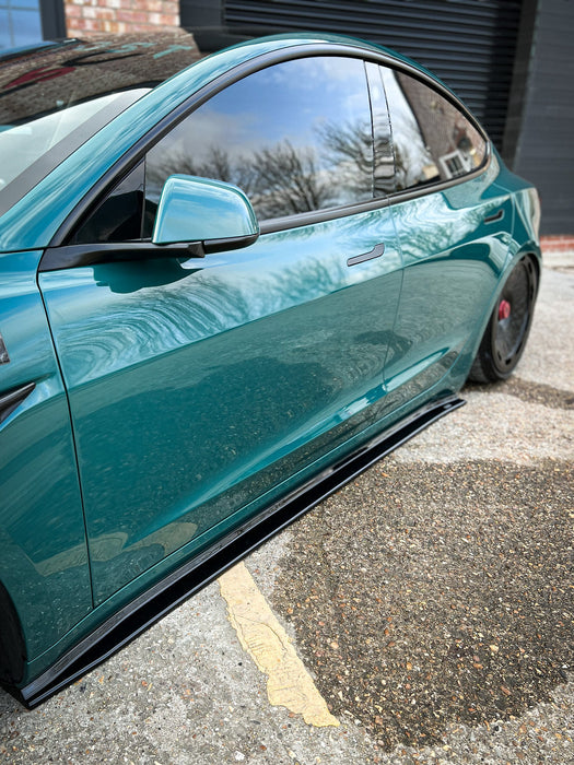 Tesla Model 3 Side Skirt Splitters - TRC Performance Styling