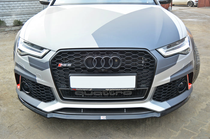 Audi RS6 C7 (2013-UP) Front Splitter V.2 - Maxton Design