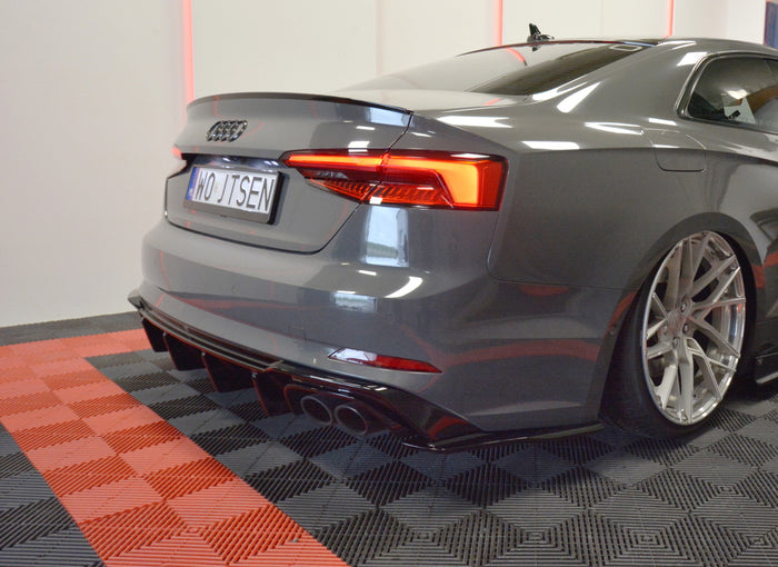 Audi S5 F5 (2017 - UP) Rear Side Splitters - Maxton Design