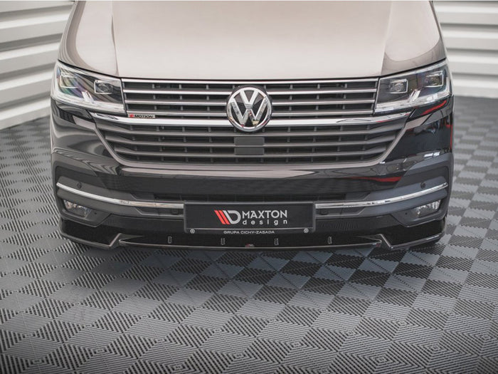 VW T6 Facelift (2019-) Front Splitter V1 - Maxton Design