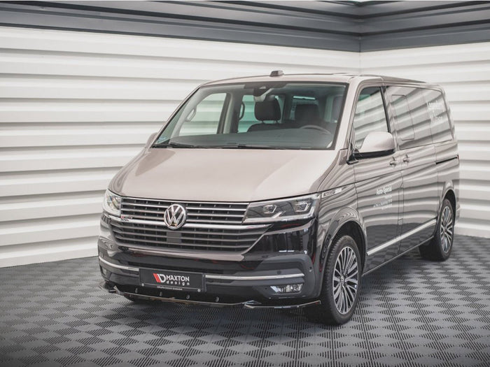 VW T6 Facelift (2019-) Front Splitter V2 - Maxton Design