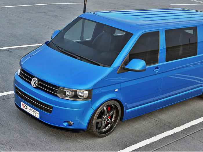VW T5 (Facelift) VER.2 Front Splitter - Maxton Design