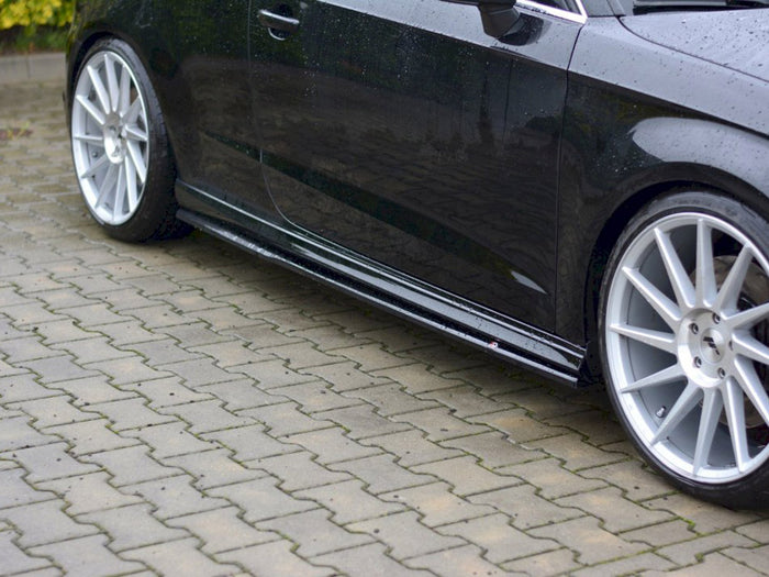 Audi S3 / A3 S-line 8V / 8V FL Hatchback Side Skirts Diffusers - Maxton Design