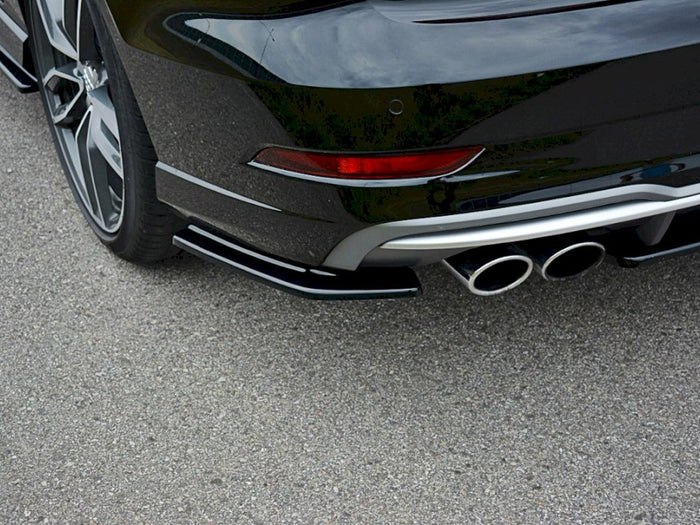 Audi S3 / A3 S-line 8V FL Sedan Rear Side Splitters - Maxton Design