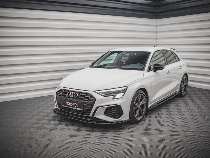 Audi S3 / A3 S-line 8Y (2020-) Front Splitter V.3 - Maxton Design