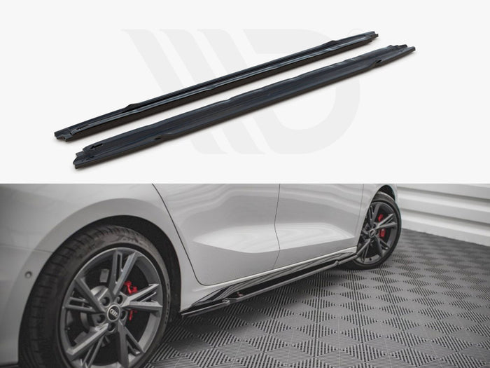 Audi S3 / A3 S-line 8Y (2020-) Side Skirts Diffusers - Maxton Design